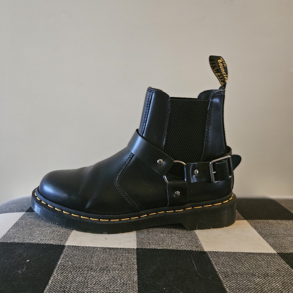 Dr. Martens Black Leather Boots